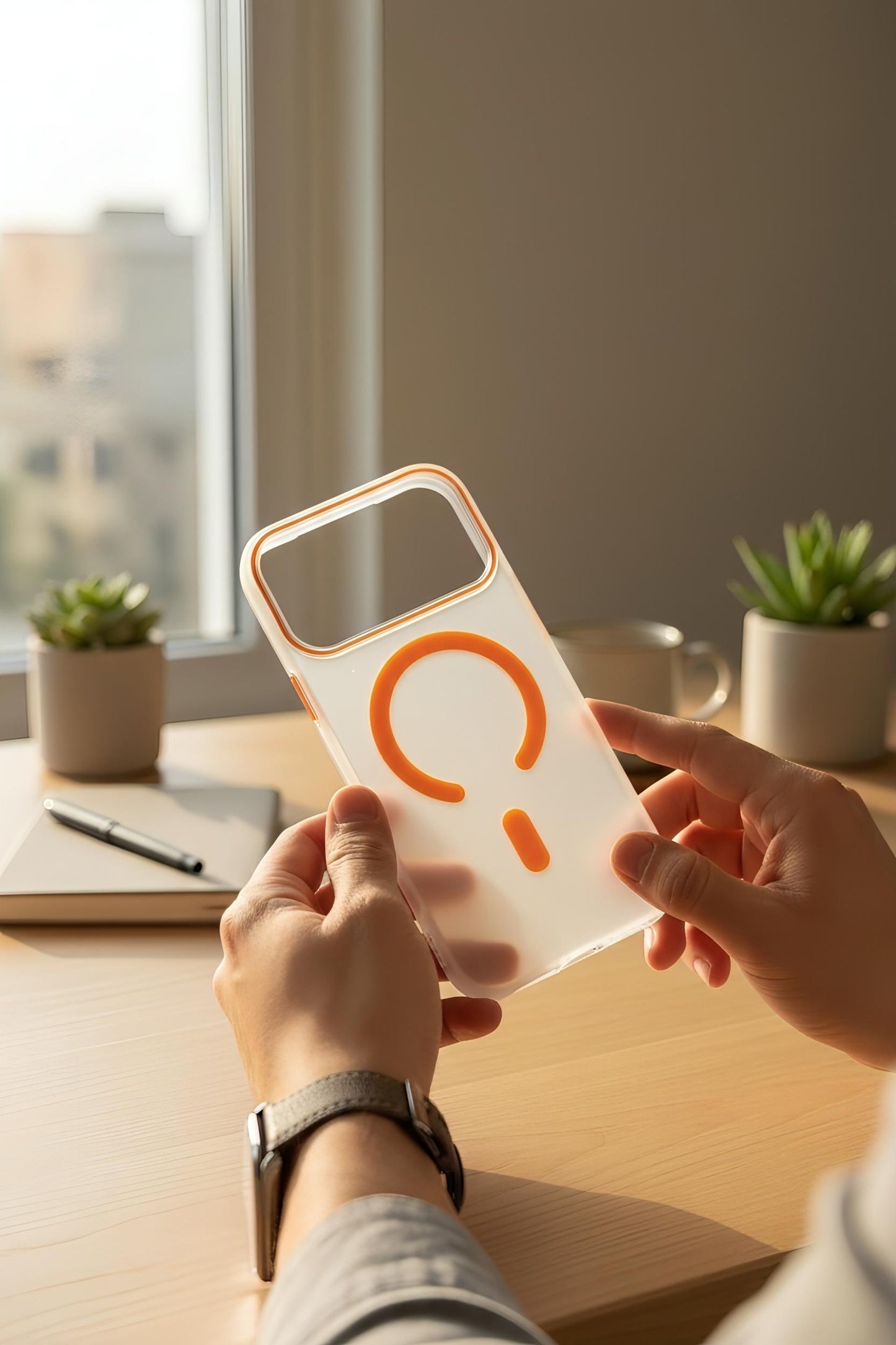 Tornasol Blanco y Naranja