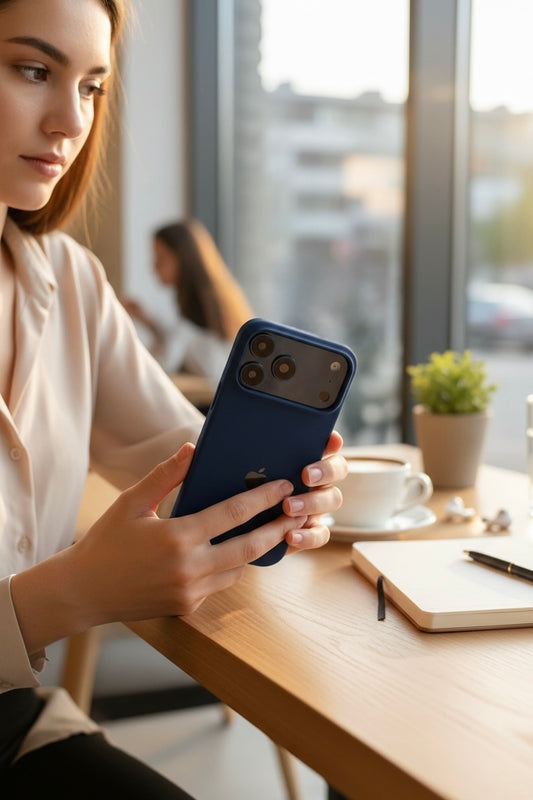 Deep Blue Silicon Case