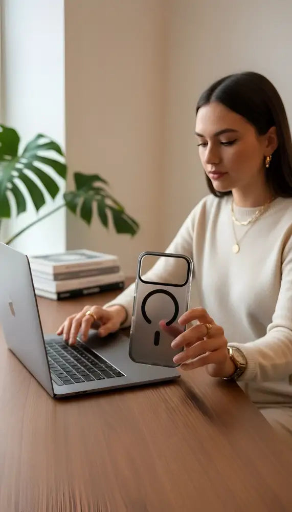 Black GRADIENT MagSafe - Funda para iPhone