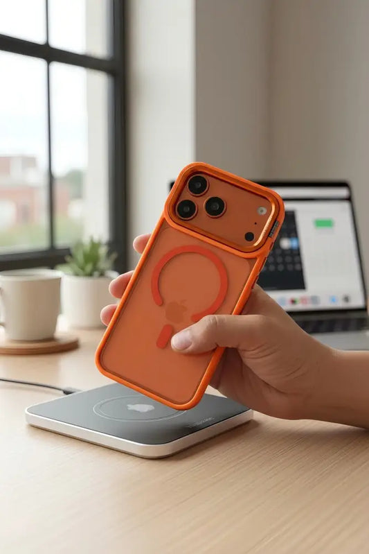 Orange Super Armour - iPhone 17 Pro Max - Funda para iPhone