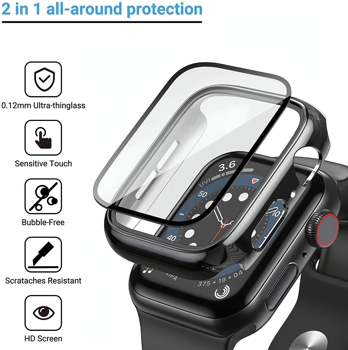 PROTECTOR METALICO APPLE WATCH