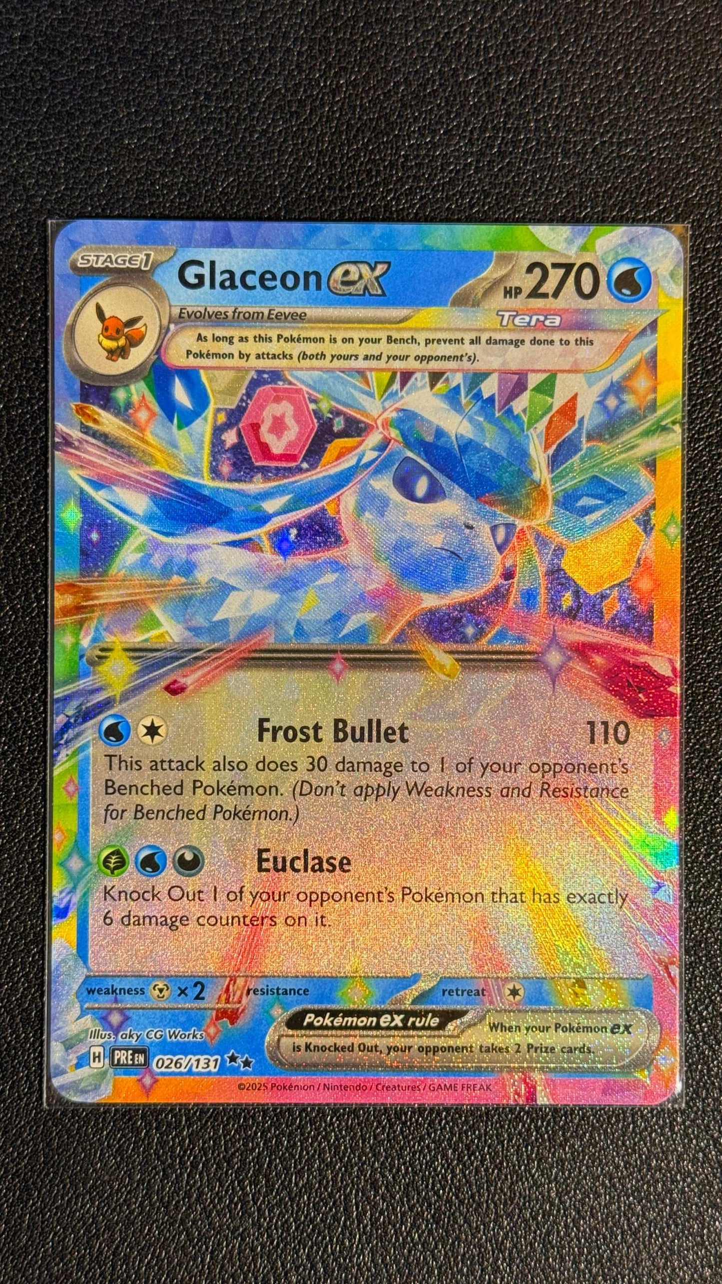 GLACEON EX 026/131 Prismatic Evolutions