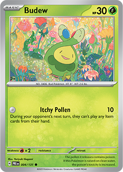 Budew 004/131 Prismatic Evolutions - Stretto X