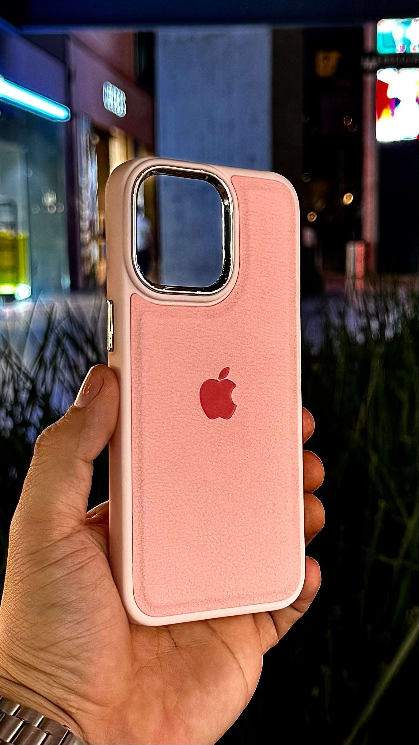 Pink Leather X Case