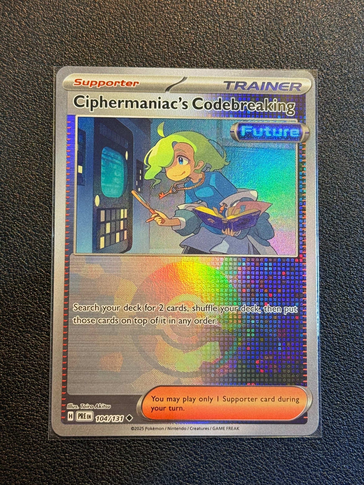 Ciphermaiac’s Codebreaking 104/131 Prismatic Evolutions