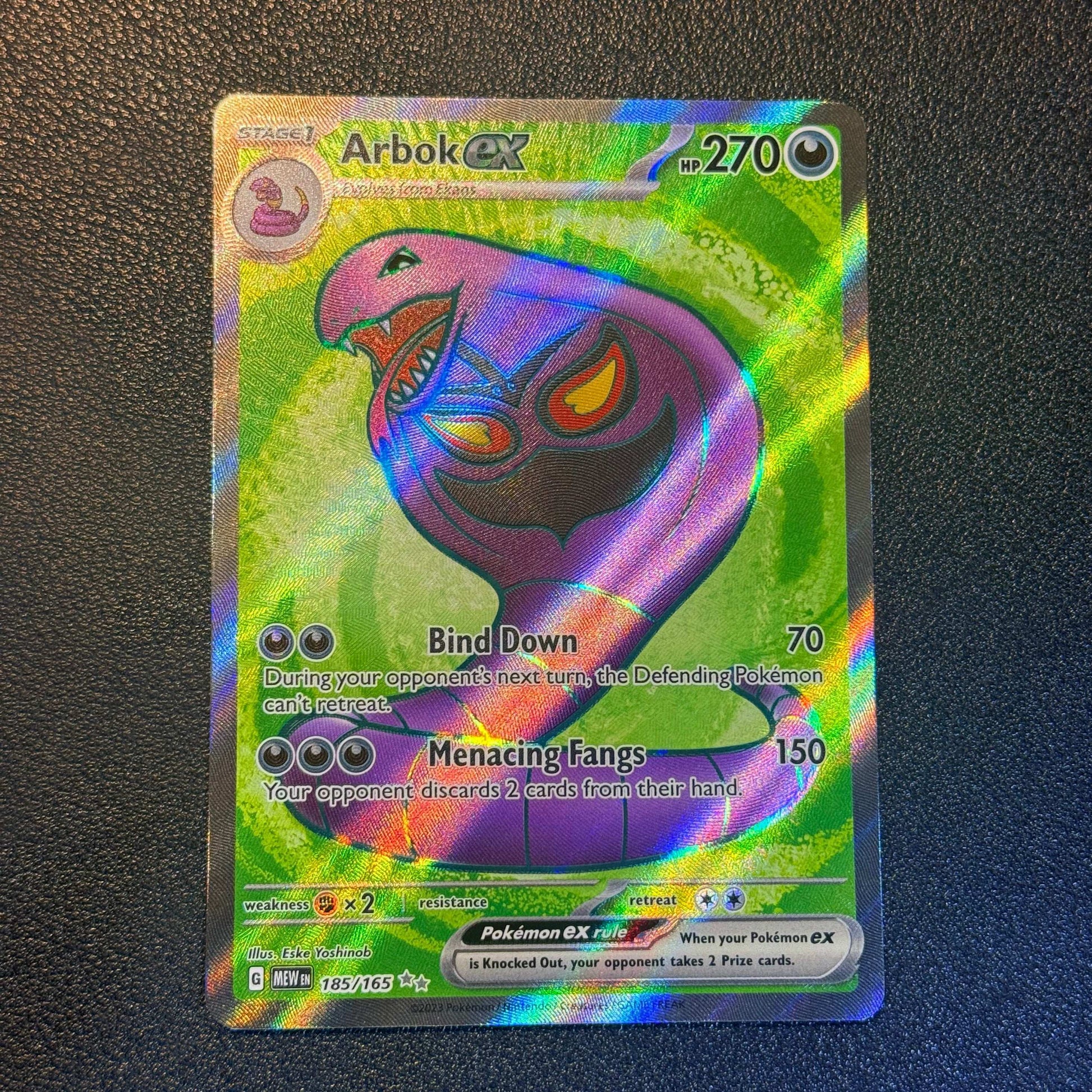 Arbok EX FA 185/165 151