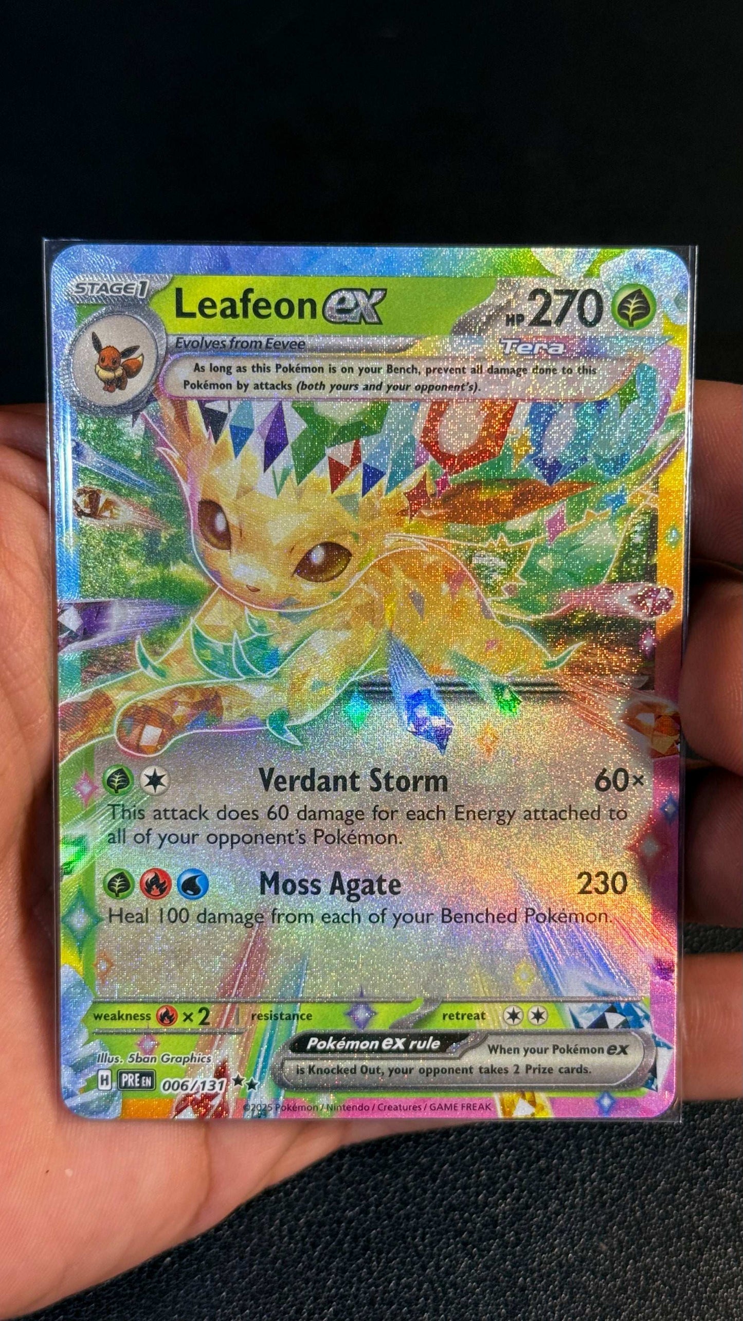 LEAFEON EX 006/131 Prismatic Evolutions