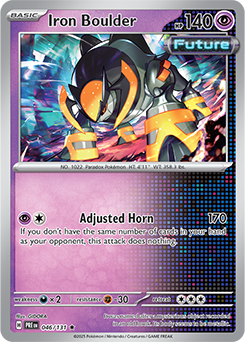 Iron Boulder 046/131 Prismatic Evolutions - Stretto X