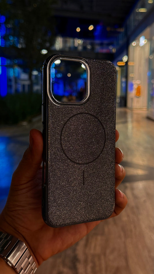 Black Glitter Case