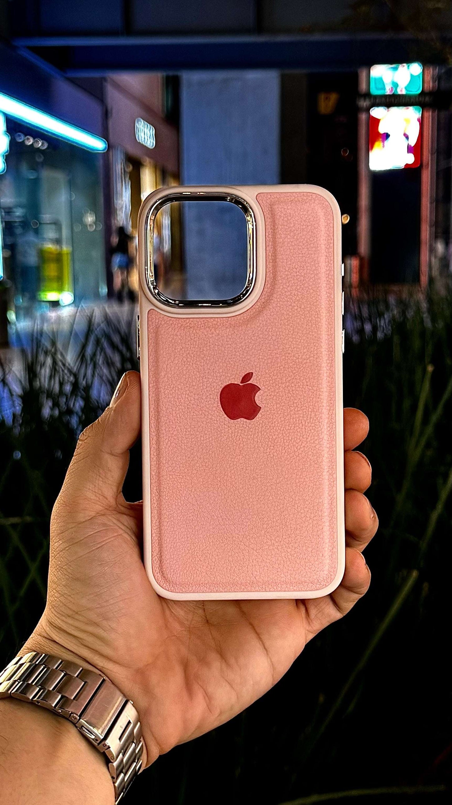 Pink Leather X Case