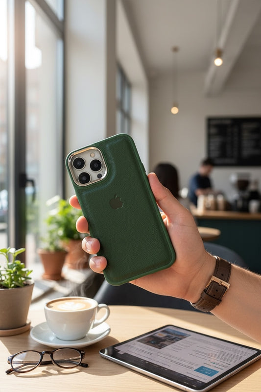 Green Leather X Case