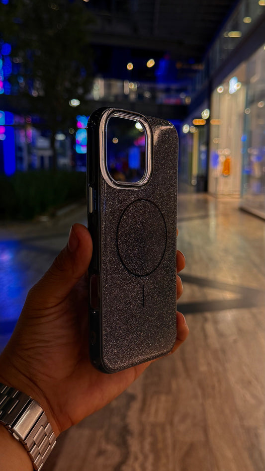 Black Glitter Case