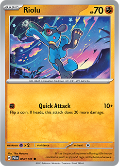 Riolu 050/131 Prismatic Evolutions - Stretto X