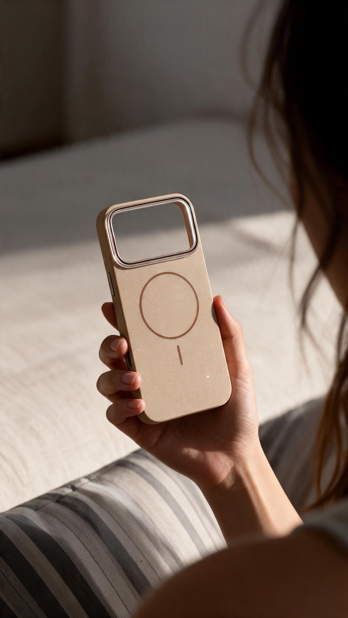 Gold GLITTER CASE FUNDA MAGSAFE PARA IPHONE CON DISEÑO BRILLANTE Y ELEGANTE