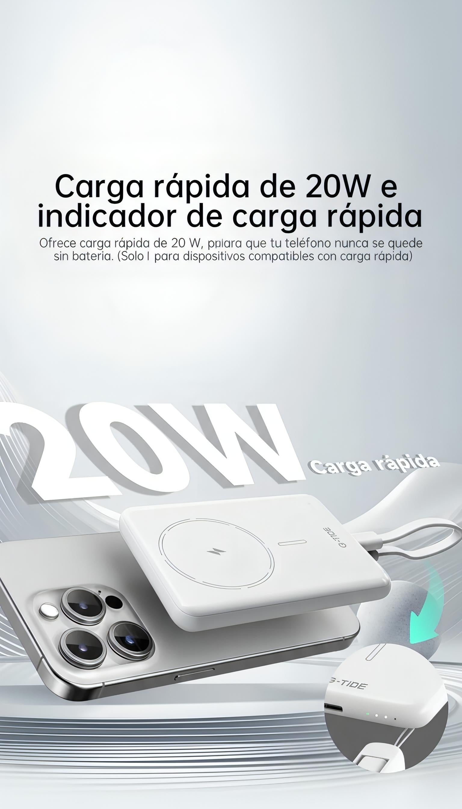 Batería MagSafe 5,000 MAH - Cargador