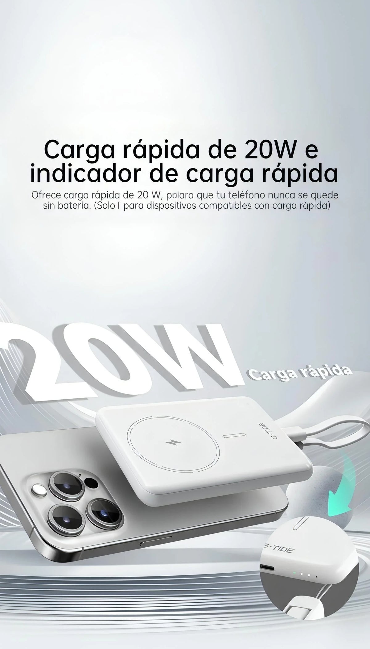 Batería MagSafe 5,000 MAH - Cargador