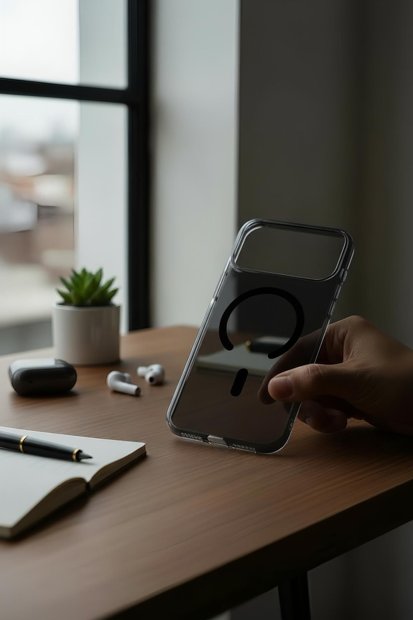 Black Clear Case - iPhone 17 Pro Max / CON MagSafe - Funda para iPhone