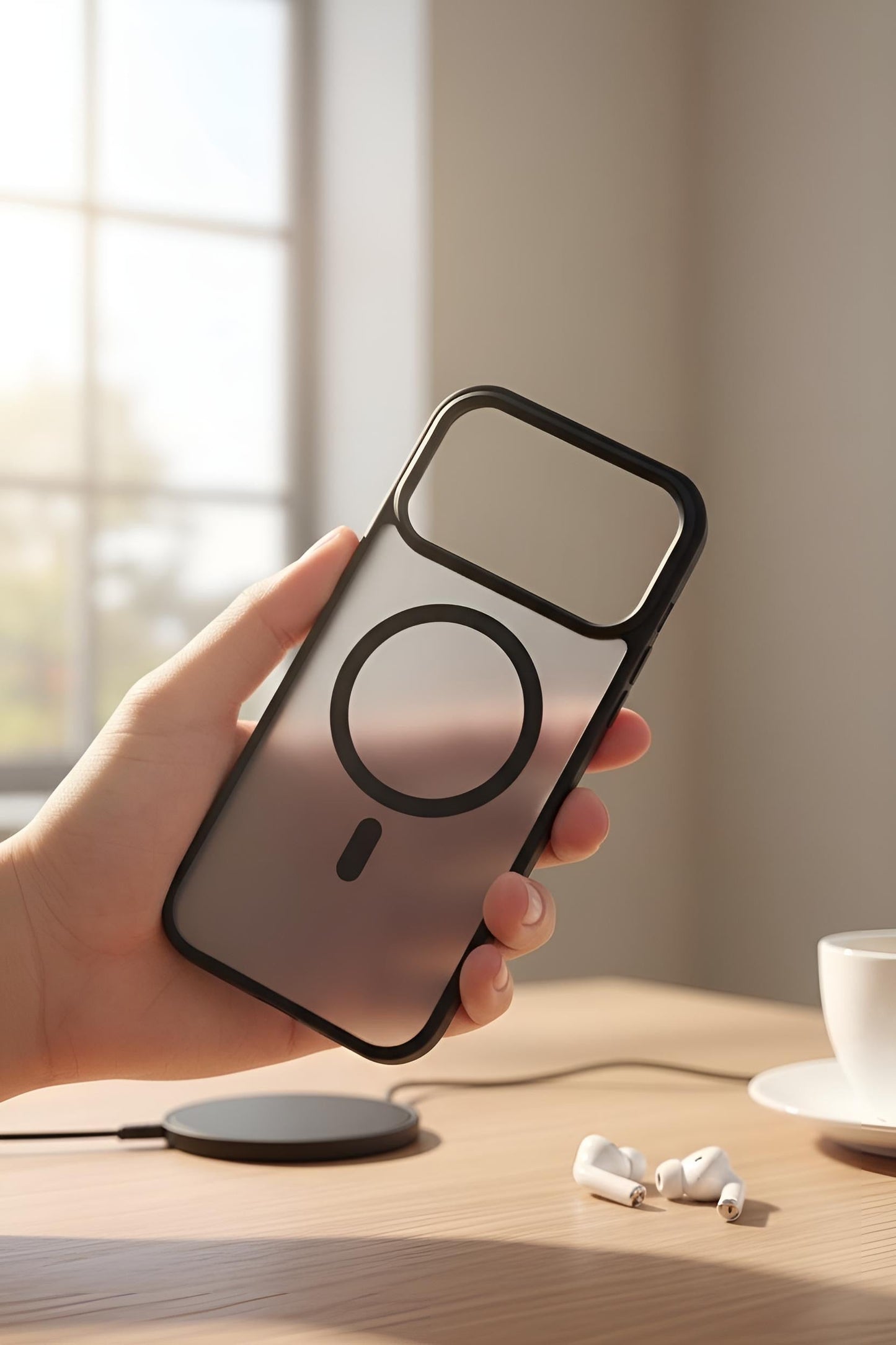 Black Matte MagSafe - Funda para iPhone