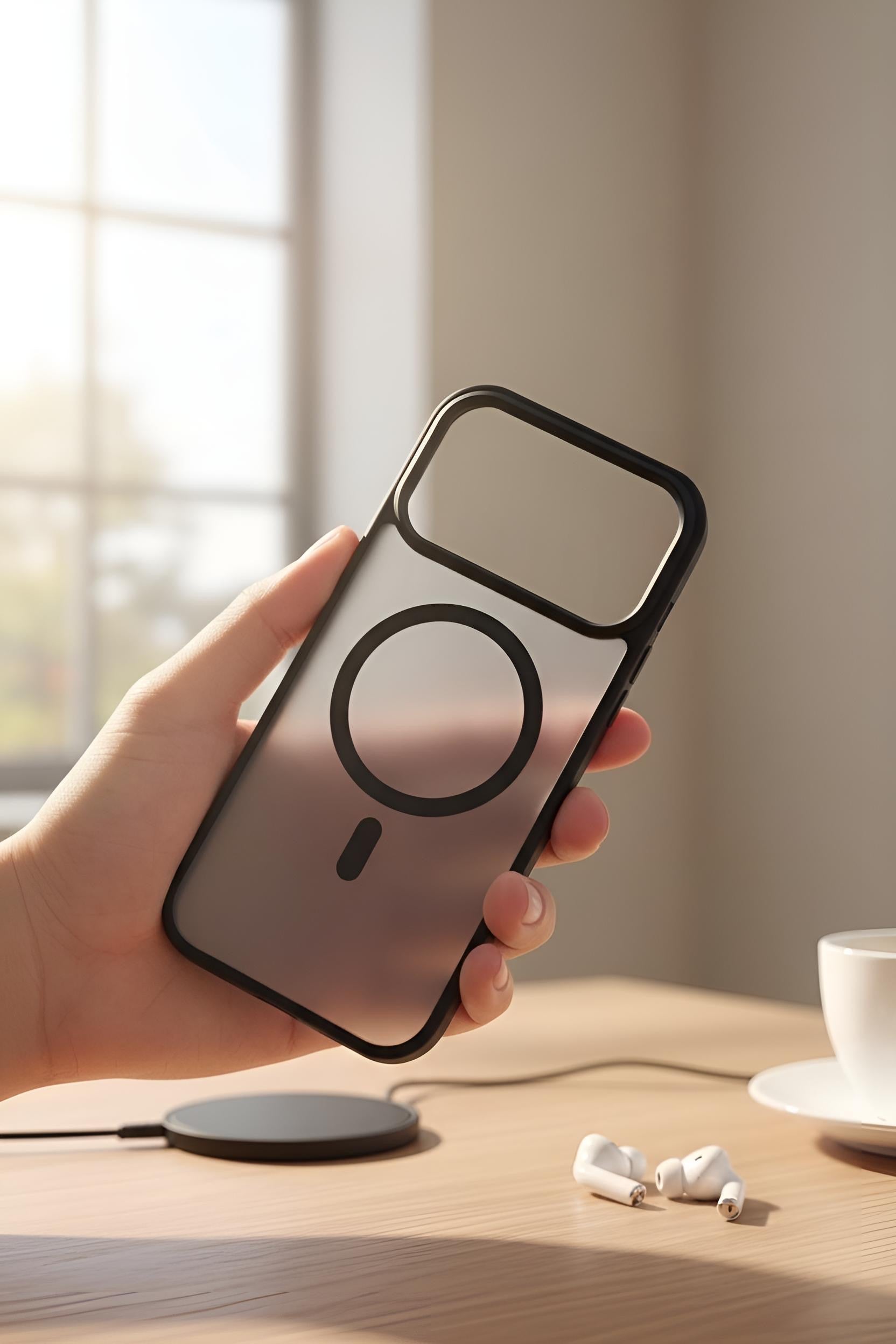 Black Matte MagSafe - Funda para iPhone