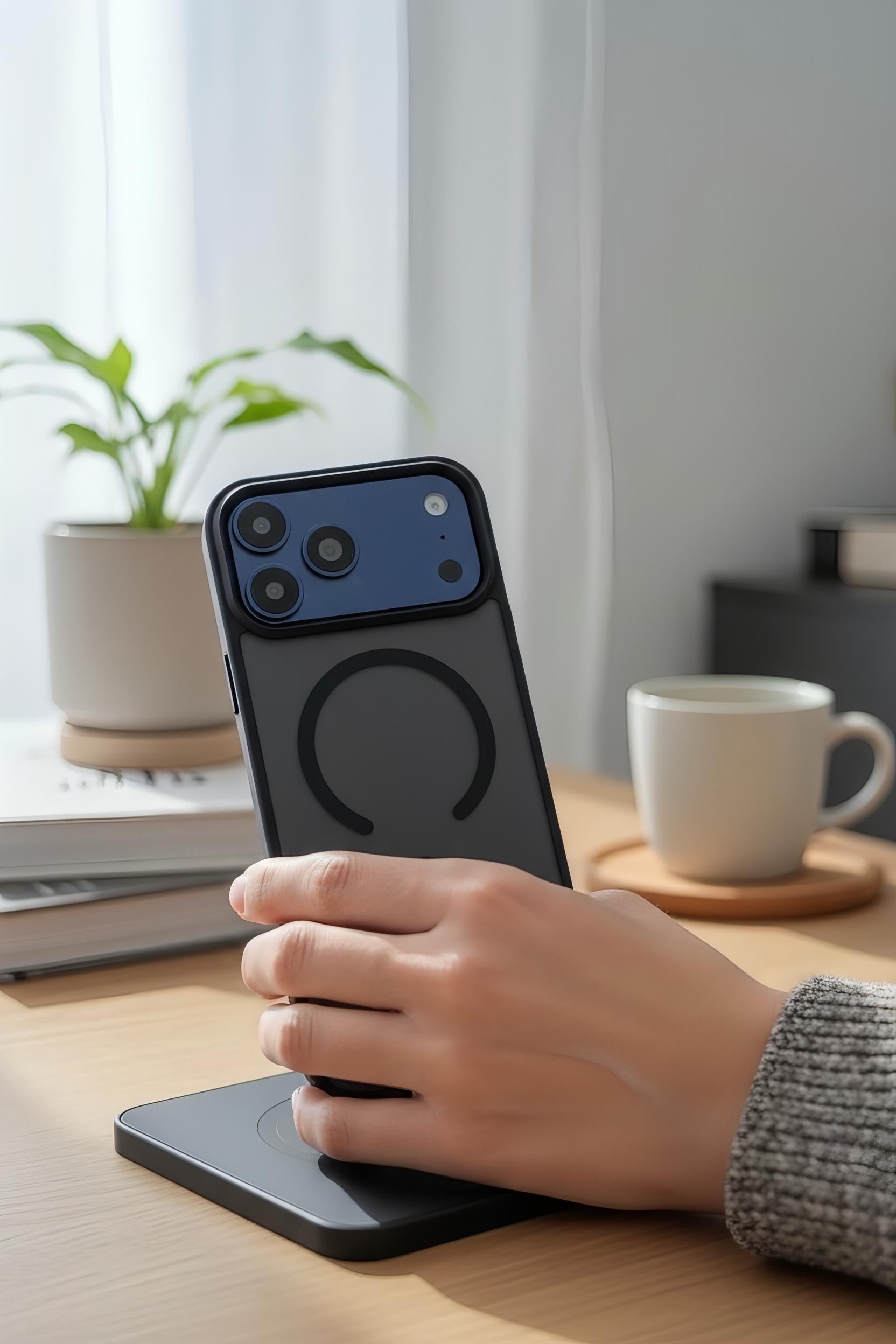 Black Matte MagSafe - Funda para iPhone