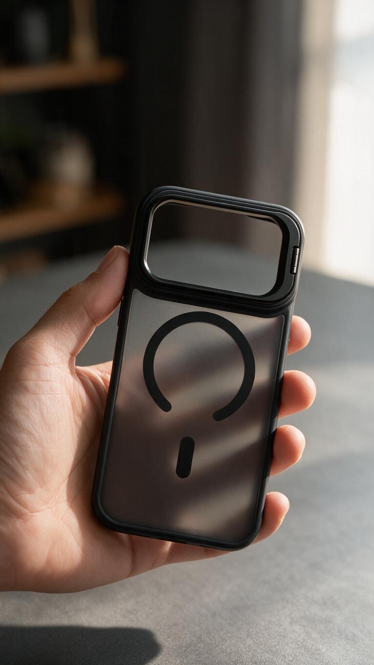 Black Matte Super Armour funda magsafe protección total para iPhone - Funda para iPhone