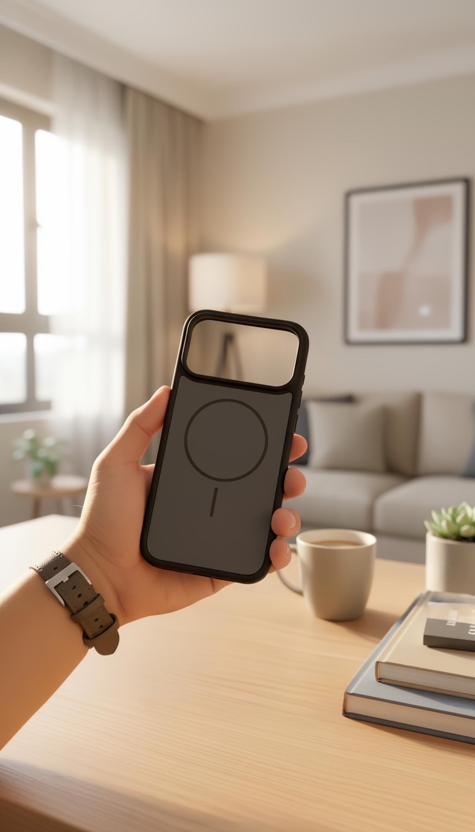 Black Smooth Case - Funda para iPhone