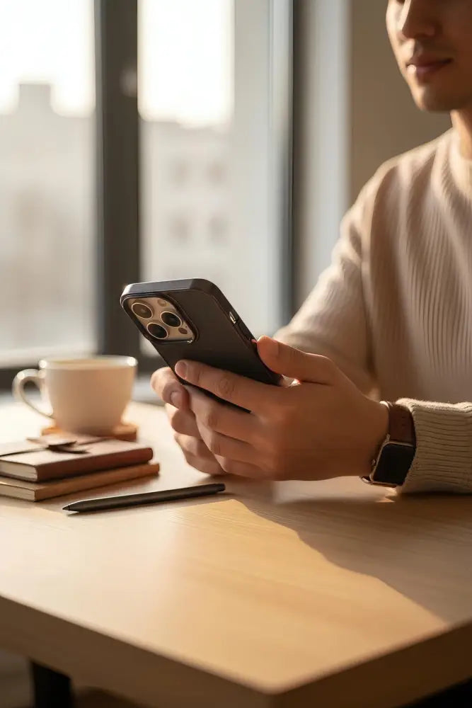 Black ThinSteel MagSafe - Funda para iPhone