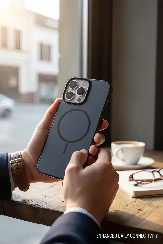 Black ThinSteel MagSafe - Funda para iPhone