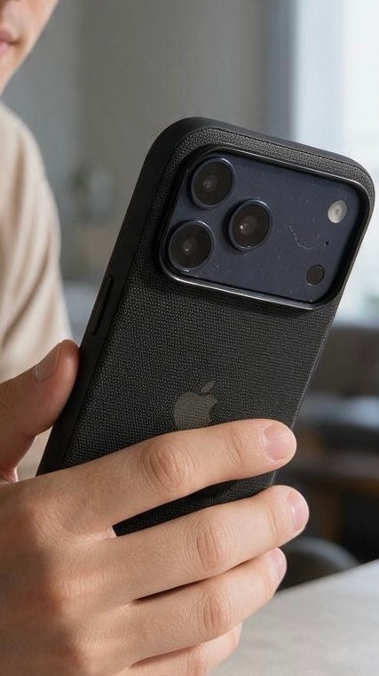 Black TW Case para iPhone | Funda Tejida Premium con MagSafe