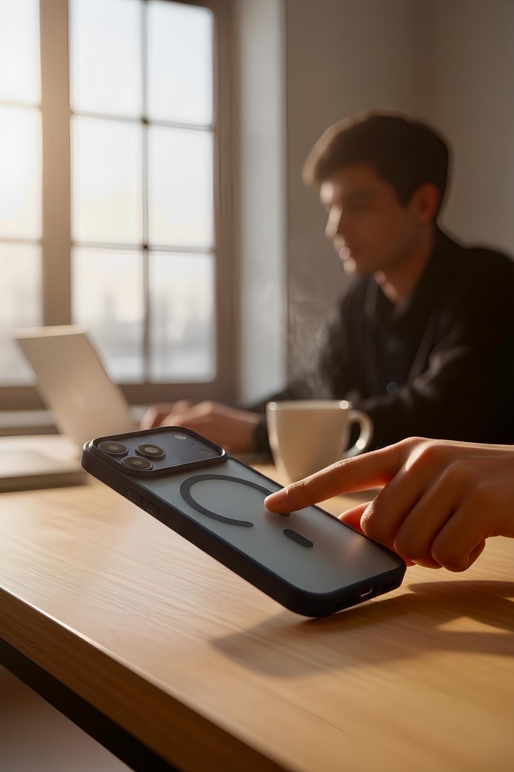 Deep Blue Matte MagSafe - Funda para iPhone