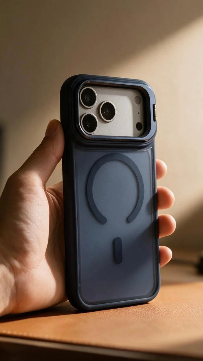 Blue Matte Super Armour funda magsafe protección total para iPhone - Funda para iPhone