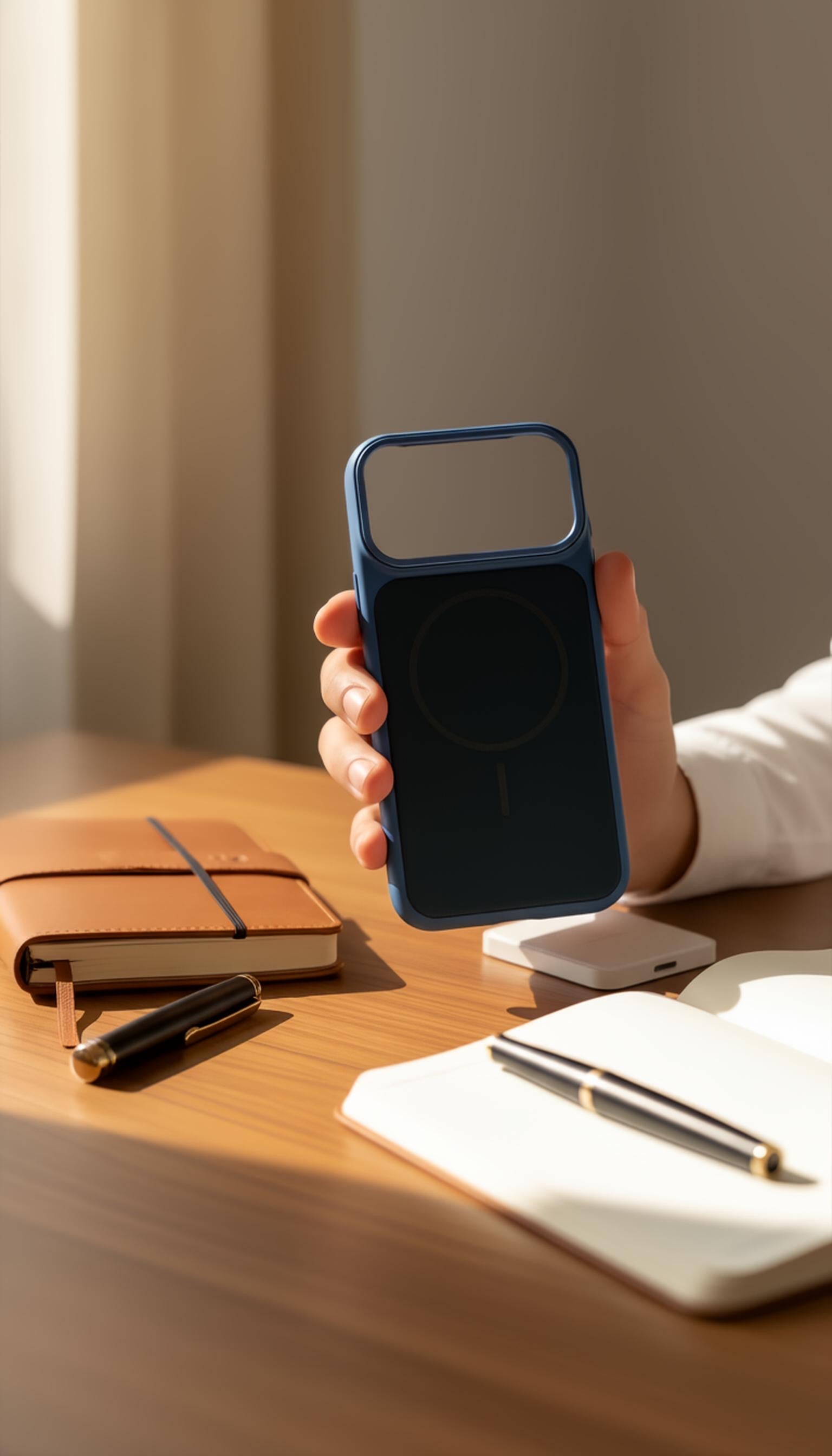 Blue Mesh Woven Case MagSafe| Funda Magsafe Premium Tejida para iPhone - Funda para iPhone