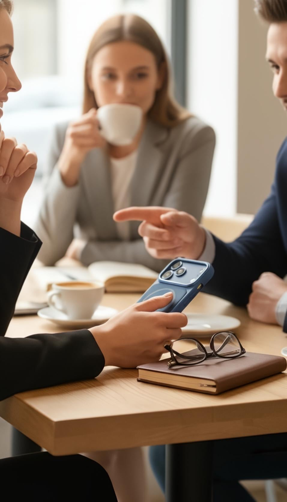 Blue Mesh Woven Case MagSafe| Funda Magsafe Premium Tejida para iPhone - Funda para iPhone