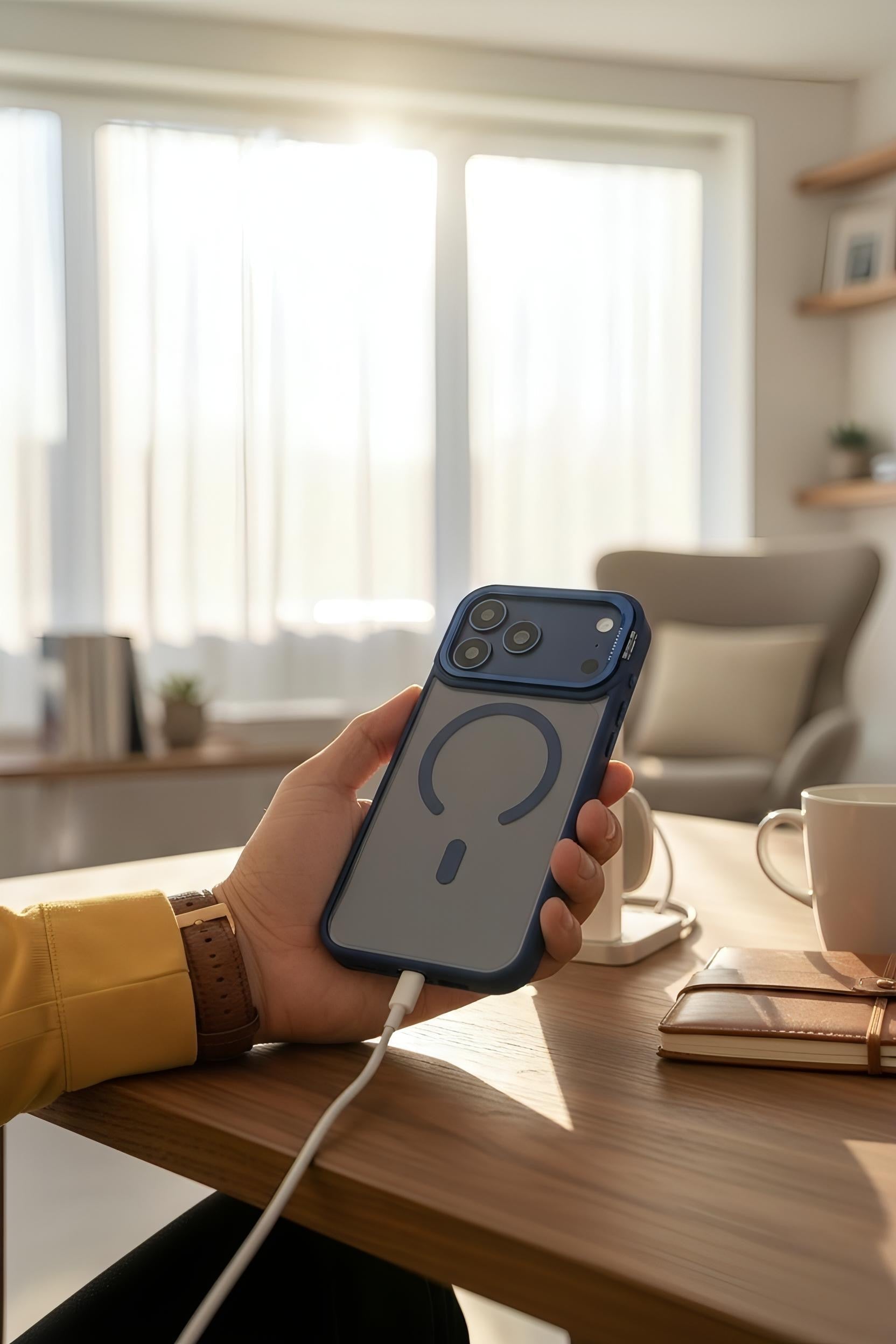 Blue Super Armour - Funda para iPhone