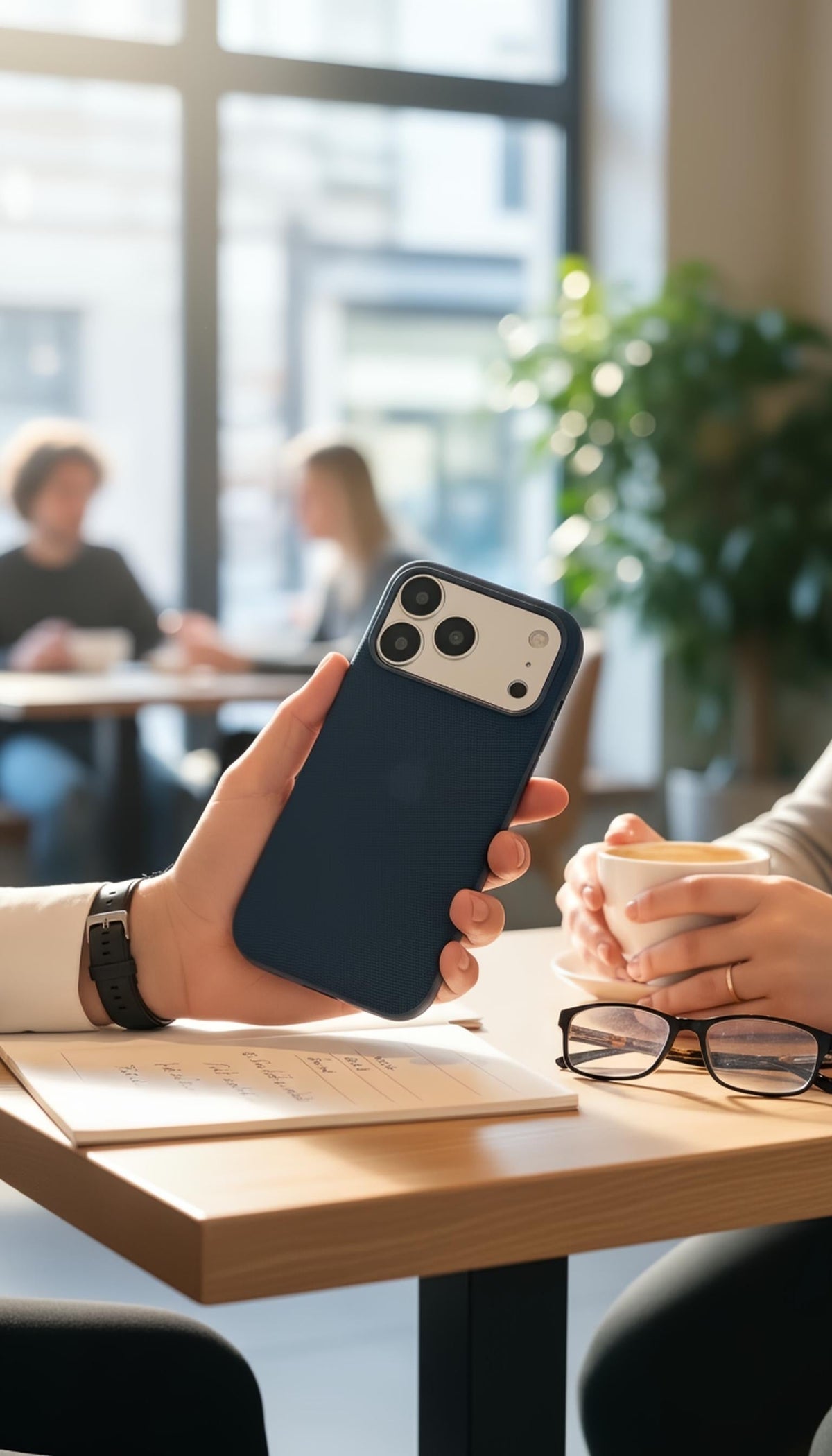 Blue TW Case para iPhone | Funda Tejida Premium con MagSafe Protección Reforzada