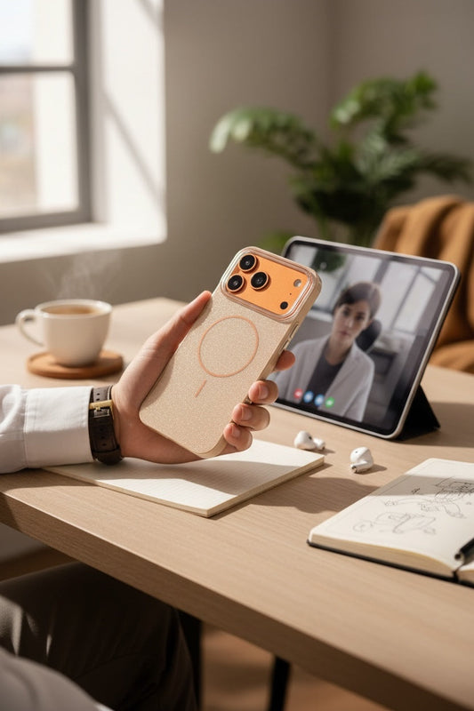 Brown Glitter Case - Stretto X