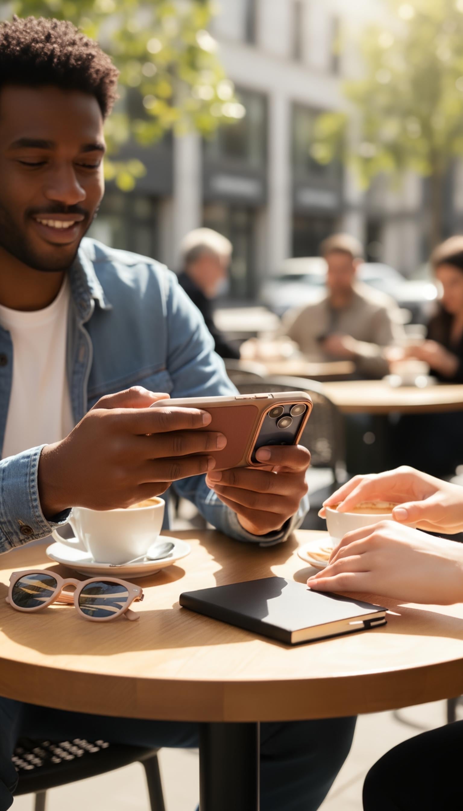Brown Mesh Woven Case MagSafe| Funda Magsafe Premium Tejida para iPhone - Funda para iPhone