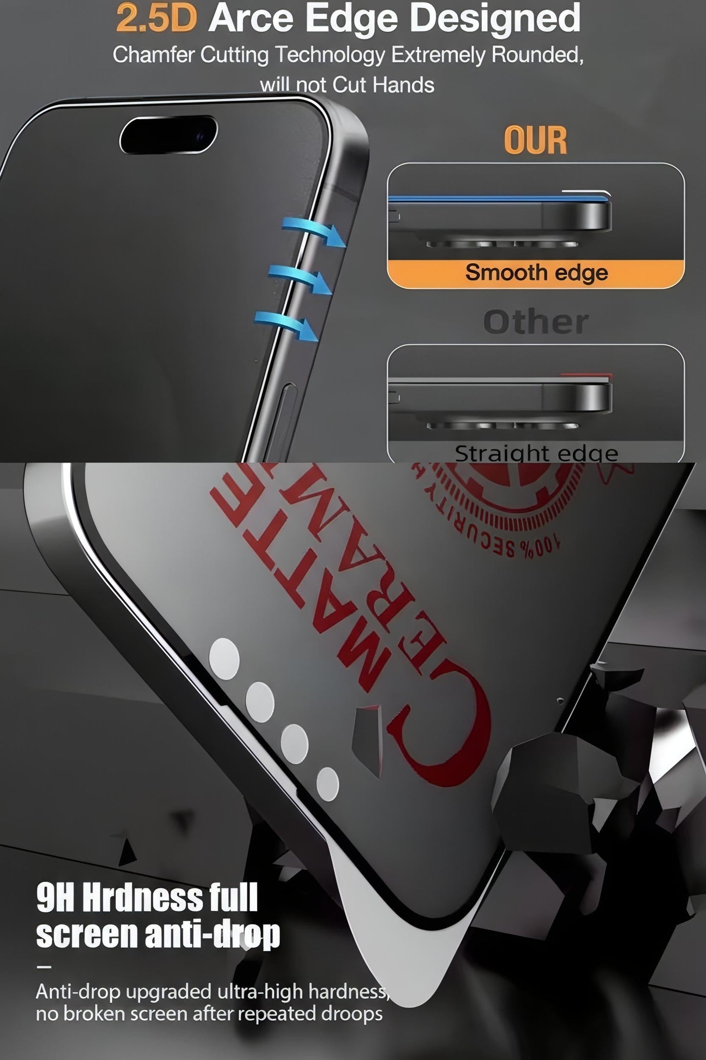 CERÁMICA DE PRIVACIDAD - Protector de celular