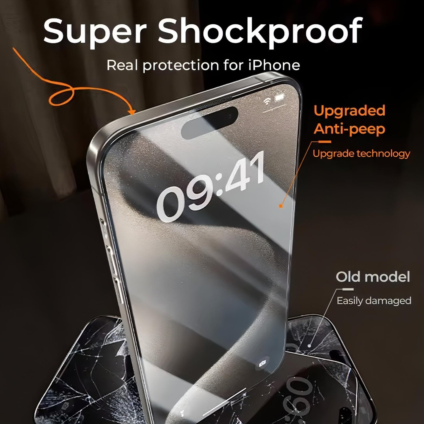 Funda para iPhone CRISTAL PREMIUM PROTECCIÓN DE PANTALLA - Stretto X