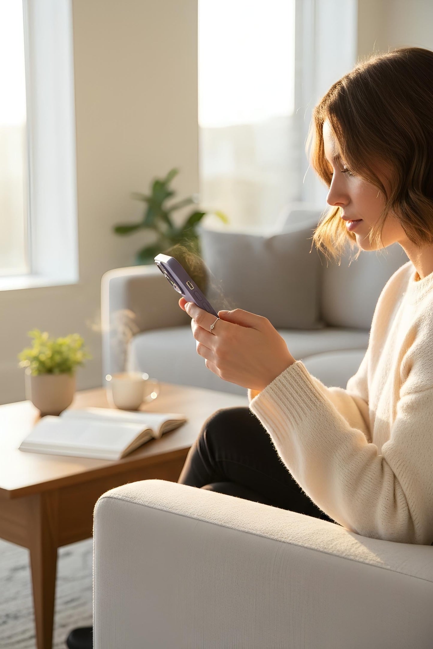 Lila Super Shield - Funda para iPhone