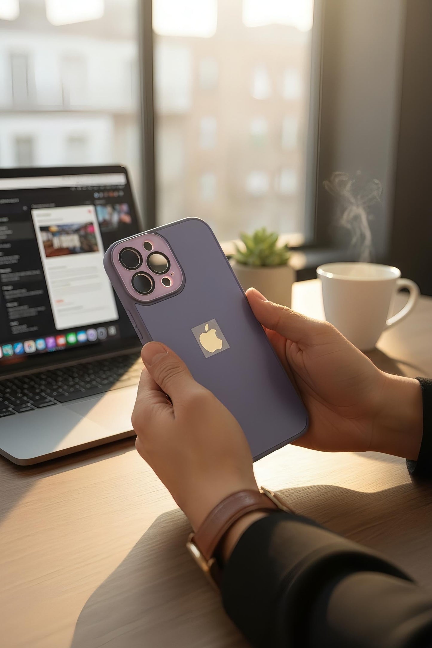 Lila Super Shield - Funda para iPhone