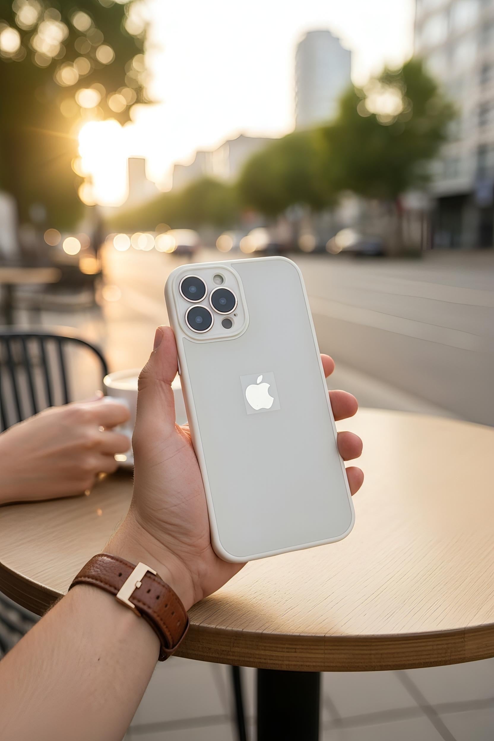 White Super Shield - Funda para iPhone