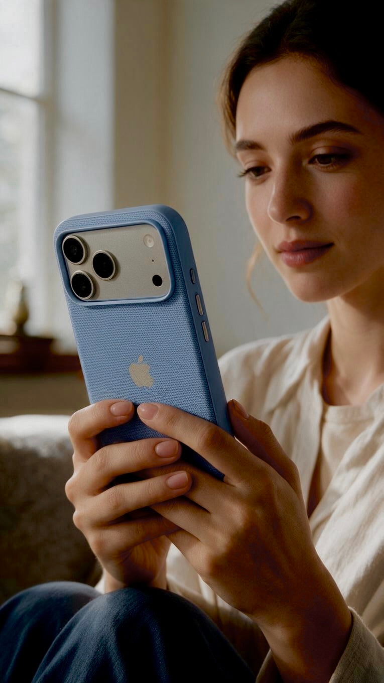 Glacier TW Case para iPhone | Funda Tejida Premium con MagSafe