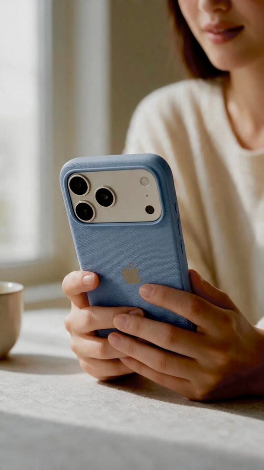 Glacier TW Case para iPhone | Funda Tejida Premium con MagSafe