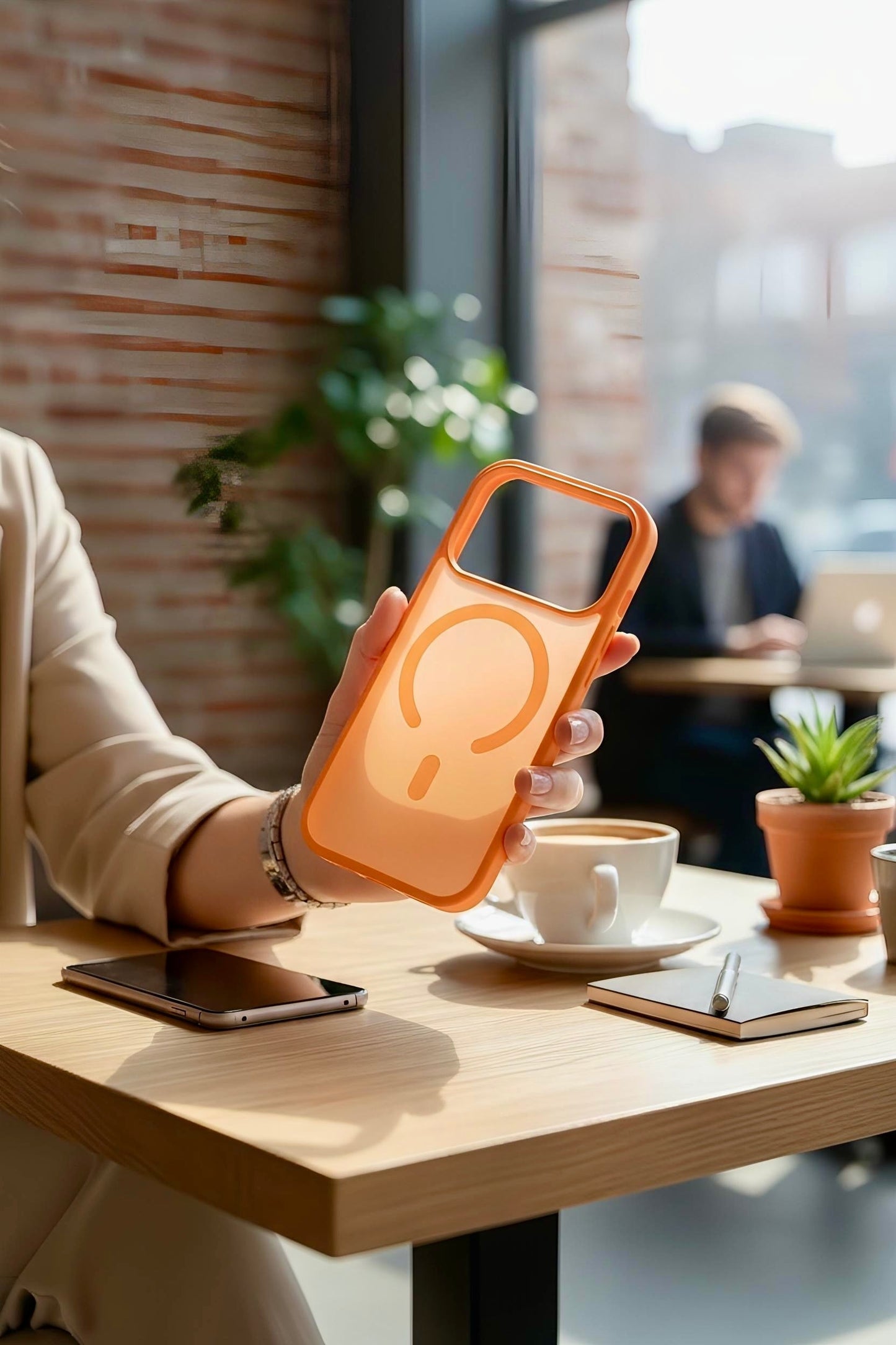 Orange Matte MagSafe - iPhone 17 Pro Max - Funda para iPhone