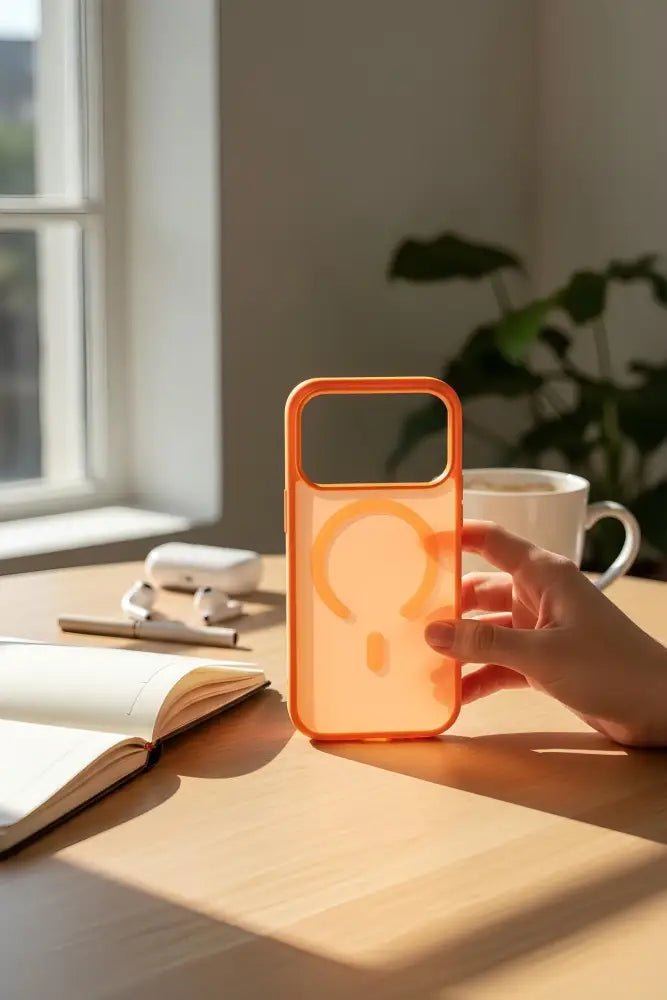 Orange Matte MagSafe - Funda para iPhone