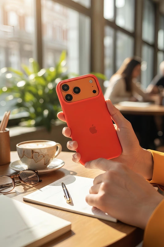 Orange Silicon Case - Funda para iPhone