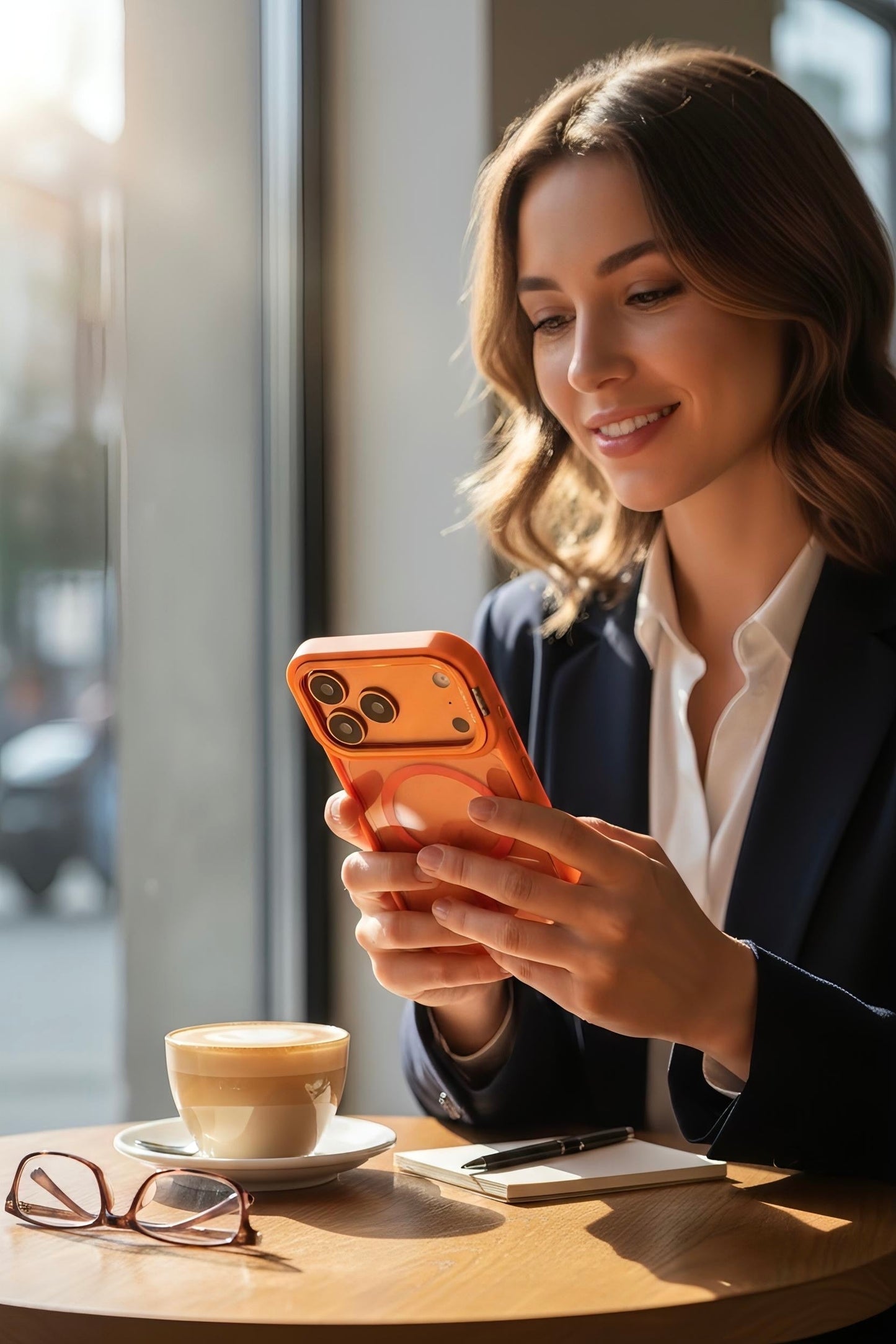 Orange Super Armour - Funda para iPhone