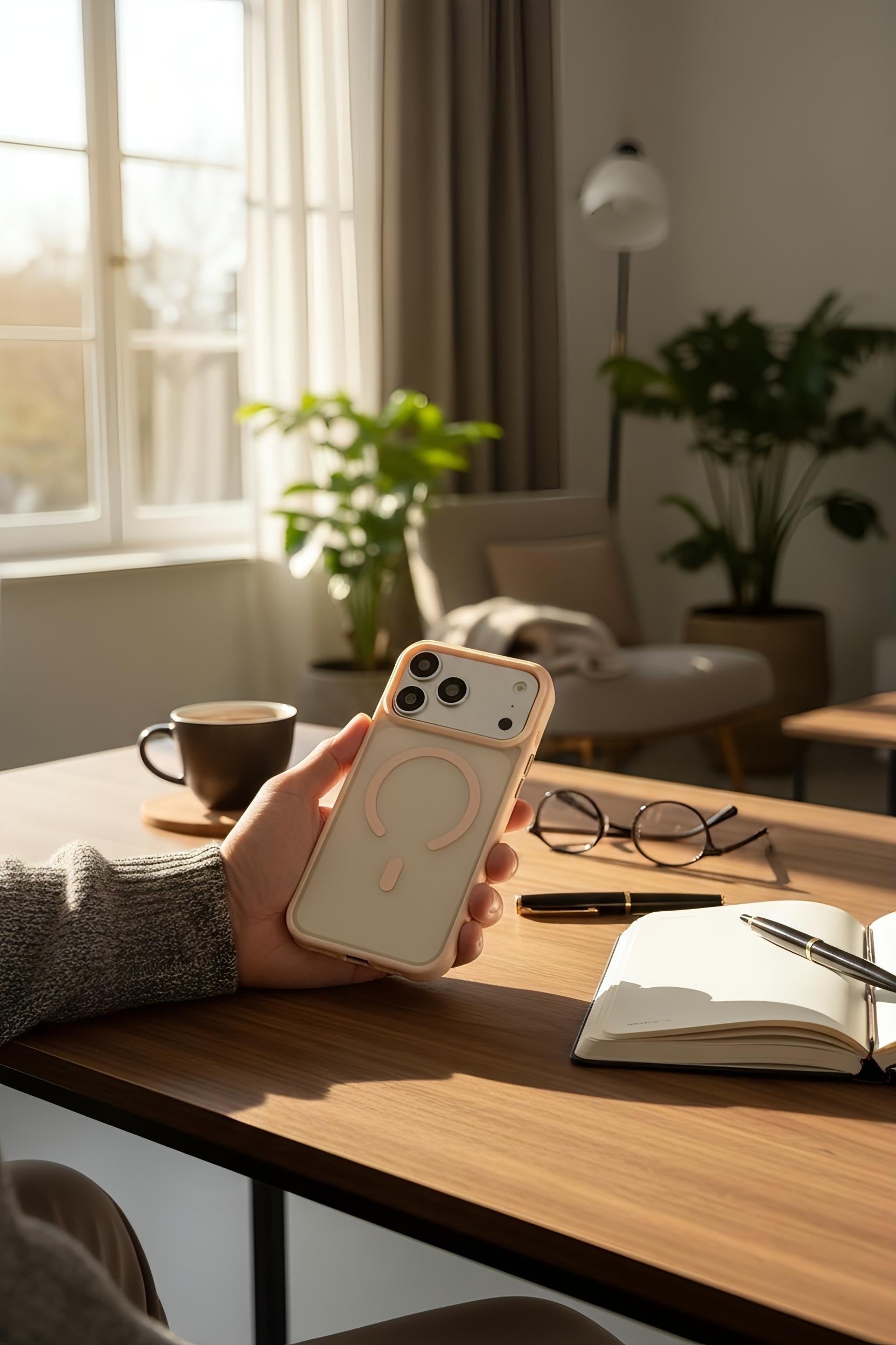 Pink Matte MagSafe - Funda para iPhone