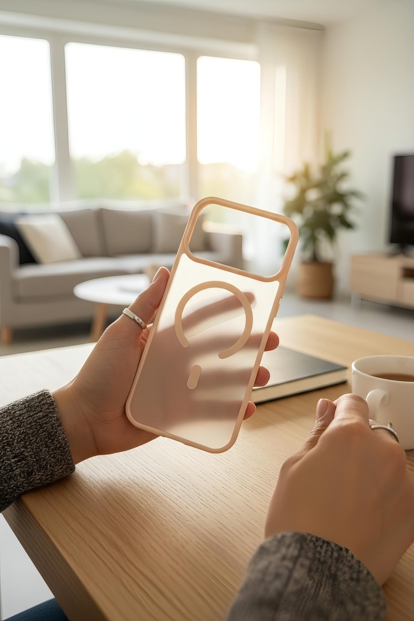 Pink Matte MagSafe - Funda para iPhone